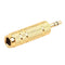 10pcs 3.5mm Male, 6.35 1/4 Audio Female Close Pure Copper Microfo