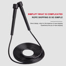 Speed Jump Rope Gym Sports Fitness Training Exercise Skipping Rope (Black) Newly