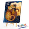 Couple Cats Oil Paint By Numbers DIY Craft Coloring Drawing Home Decoration Gift