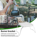 Folding Campfire Grill Portable Stainless Steel Camping Grill BBQ Tool#