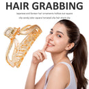 Fashion Women Clear Hollow Hair Clamps Ponytail Claw Hair Accessories (68)