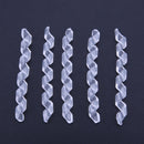 5pcs Bike Brake Cable Protector Anti-friction Bike Line Wrap(Transparent)