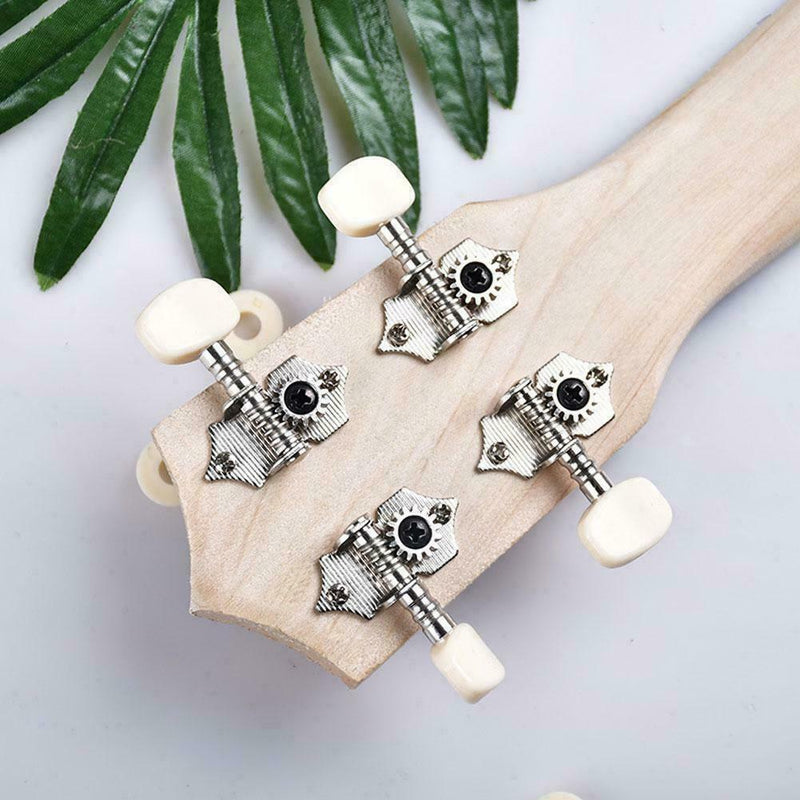 1 Set Ukulele Handmade Assembling Wooden Musical Instrument Material NICE H7V4