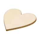 50pcs Heart Wooden Birthday Party Delivers Photo Props Wedding Decor