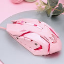 Cute USB Wired 3200DPI Adjustable Colorful Backlight Optical Gaming Mouse