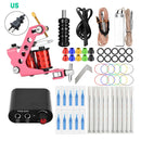L Type Coil Machine Tattoo Supplies Set for Permanent Makeup Learner Practice