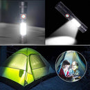 Handheld Flashlight Electric Torch for Hiking Fishing Rechargeable USB Portable