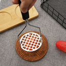Concepts Smooth Potato Masher Black Handle Vegetable Crusher Stainless Steel