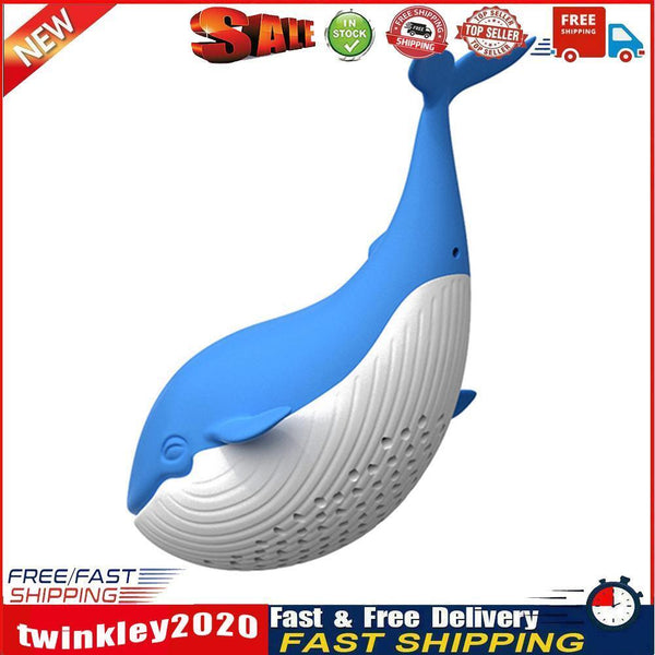 Reusable Whale Shaped Tea Strainer Kitchen Silicone Coffee Filter Infuser Newly