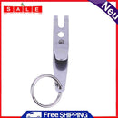 38*7*1mm 301 EDC Bag Suspension Stainless Steel Clip with Keychain Carabin