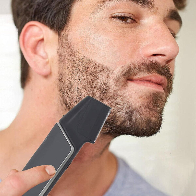 Hot Men Nose Ear Face Neck Eyebrow Hair Mustache Beard Trimmer Shaver Clipper_