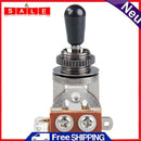 3-Way Guitar Selector Pickup Toggle Switch Parts for Les Paul Black 5pcs