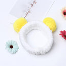 Fleece Soft Makeup Hair Band Hair Accessories Elastic Headband Shower Head Wrap