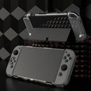 Transparent Flip Crystal Game Console Cover for NS OLED Protective Shell Skin