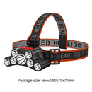 7LED Flashlight USB Rechargeable 4 Modes Outdoor Camping Cycling Head Light