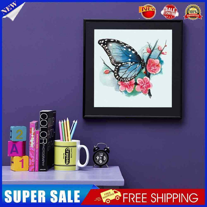 #A Butterfly Pattern DIY Diamond Painting Kits Full Round Drill Home Wall Decor