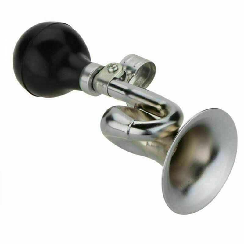 Bicycle Bike Cycling Metal Air Horn Hooter Squeeze Speaker Trumpet Bugle Be W9N2