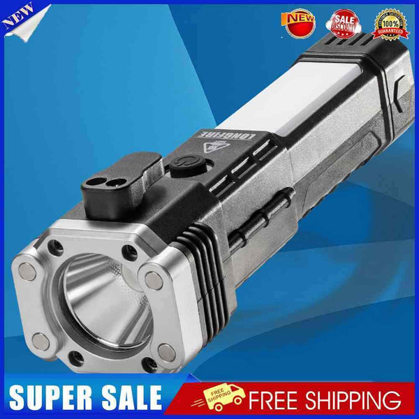 Multifunctional Screwdriver Flashlight for Emergency Hiking with Side Light