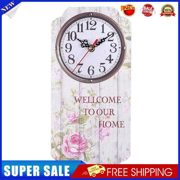 Europe Style Retro Wall Clock Hang Living Room Bedroom Home Bar Decor (2)