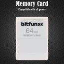 FMCB 1.966 Memory Card for Sony PS2 64MB Free McBoot Console Card (White) Newly