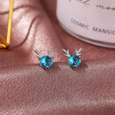 2pcs Fashion Women Alloy Simple Ear Stud Jewelry Party Earrings Photography Prop