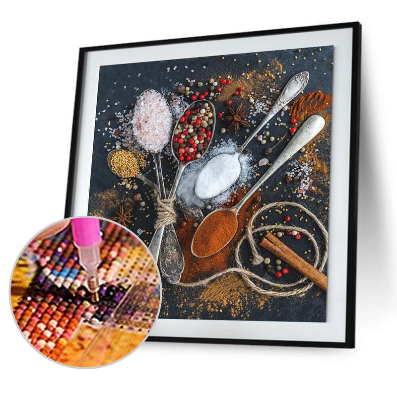 Spoon 5D Diamond Painting Embroidery DIY Craft Cross Stitch Home Decor Gift