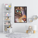 DIY Oil Paint by Numbers Cat Hand Painted Acrylic Drawing Coloring Picture