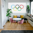 Yard Olympic Decorations Olympics Game Flag Polyester Fabric Outdoor Banner
