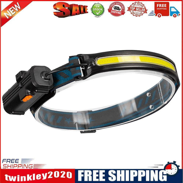 2pcsHeadlamp Motion Sensor 270 Degrees Floodlight Torch for Miner Repairing