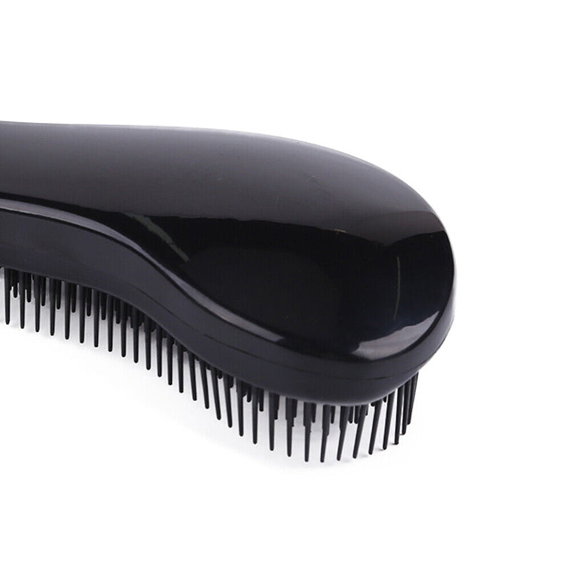 Hair Comb Detangle Hairbrush Massage Brush Curly Styling Tool (Black) Newly