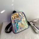 Mini Transparent Women Backpack Fashion PVC Cute Kids Girls Student School Bags