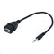 3.5mm Male Audio AUX Jack to USB 2.0 Type A Female OTG P5B0 D Converter Z0P9