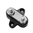 Bus Bar Terminal Block Heavy Duty Dual M6 Power Distribution Stud (Black)