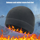 Men Women Winter Fleece Hats Windproof Warm Sports Cycling Running Skiing C