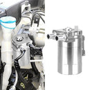 Baffled Auto Oil Catch Can Tank with Air Filter Hose Cleaner Fuel Trap Container