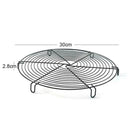 Nonstick Cake Cooling Racks Round Baking Steel Wire Grid Cooling Tools E6P5