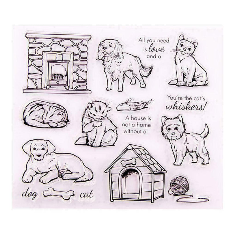 1 x Cake Baking Transparent Seal For DIY Decorative Dogs Stamp Crafts Pet C0G3