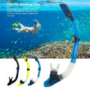 Diving Snorkel Full Dry Underwater Breathing Tube Snorkeling Gear (Black)