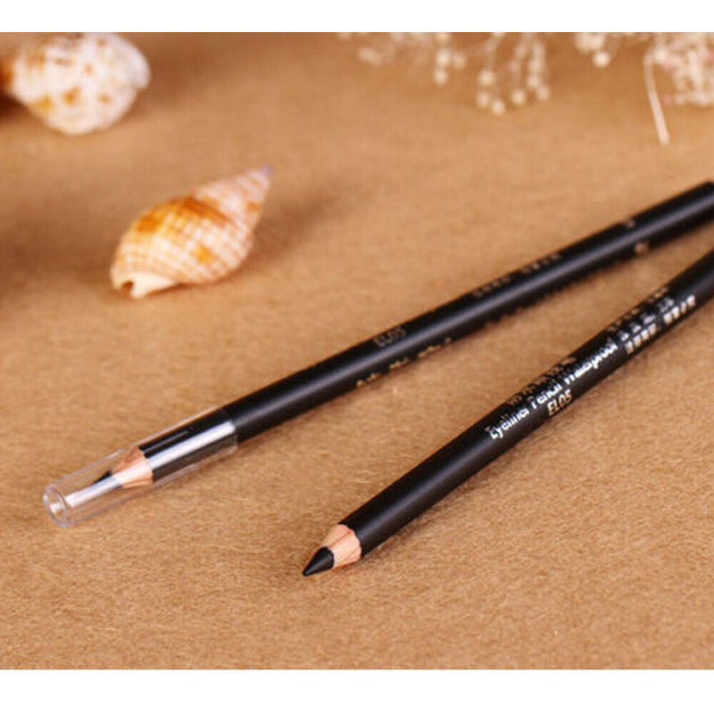 Women Smooth Makeup Tool Beauty Black Eyeliner Pencil Long-Lasting Waterproof