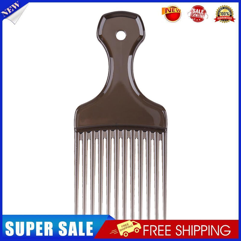 Hair Fork Comb Hairdressing Curly Insert Brush Hair Styling Tool (Black)