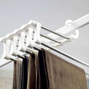 Multi-function Pants Hanger 5 Tier Stainless Steel Pants Rack Trousers Orga