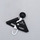 Tent Canopy Strut Pole Thimble Adjustable Top Support Connector (Black 1pc)