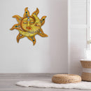 Metal Sun Moon Art Crafts Rust-proof Wall Ornament Gift Home Garden Decor Newly