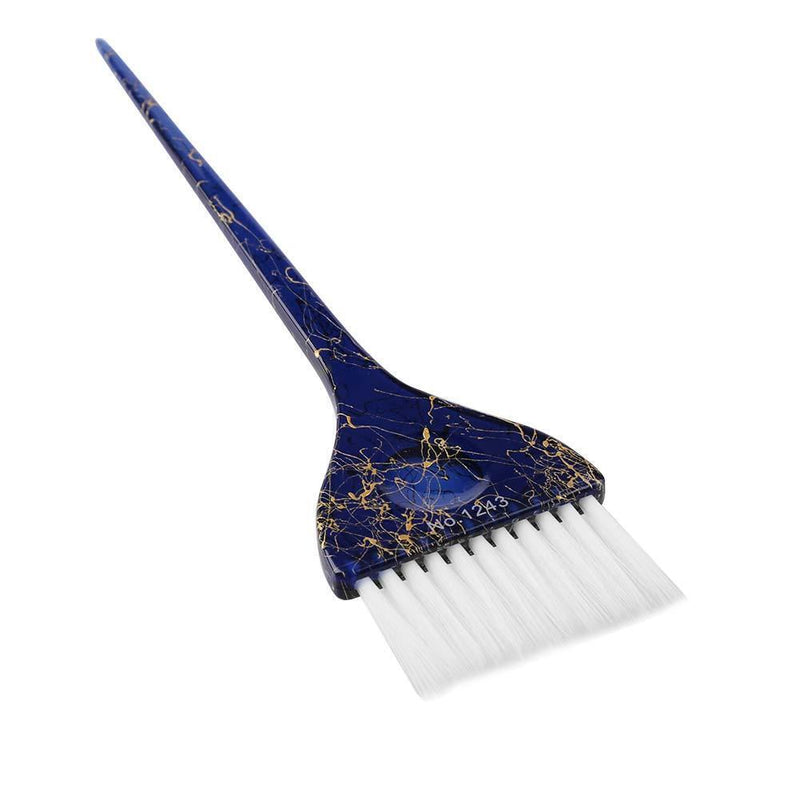 Water Crack Pattern Hair Coloring Brush Hairdressing Dye Brush (Blue)