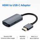 HD 4K@60Hz USB Type C 3.1 USB-C to HDMI Adapter Female to Male Converter
