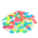 Colorful Noctilucent Pond Fish Tank Aquarium Pebbles Stones Glow In The Dark