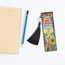 2pcs DIY Diamond Painting Leather Bookmark Gnome Tassel Crafts (FQY024)
