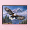 Counted Cross Stitch Full Embroidery 11CT DIY Ferocious Eagle Canvas Kit