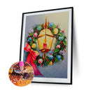 5D DIY Full Drill Round Shape Flag Garland Rhinestone Diamond Drawing Home De