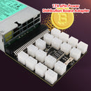 12V ATX 17x 6Pin Power Supply Breakout Board Adapter Converter for ETH BTC Newly